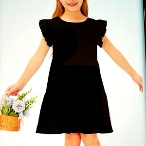 GRACE KAREN SLEEVELESS CASUAL CREW NECK A LINE GIRLS DRESS NWOT